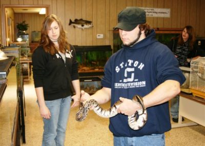 This ball Python likes to be held | First Baptist Academy, Naples | Creation Critters | Lakeland